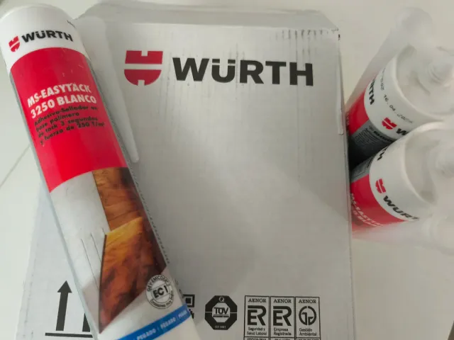 12 Botes Adhesivo Sellador Wurth MS Polímero