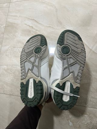 Scarpe New Balance 550 Bianche e Verdi