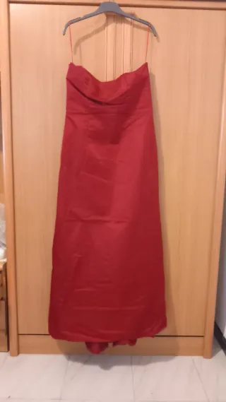 Vestido de fiesta largo Tintoreto rojo talla 42