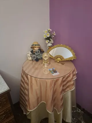 Tapete de mesa redondo