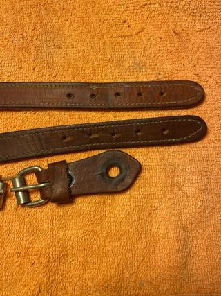 Correas de espuelas western de cuero