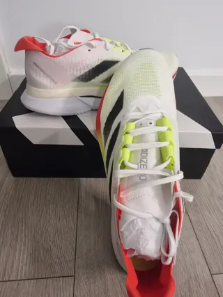 T43 Adidas Adizero Boston 12 Blancas