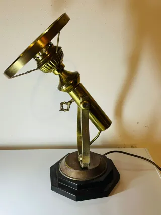 Lampada stile nautico ottone e pietra