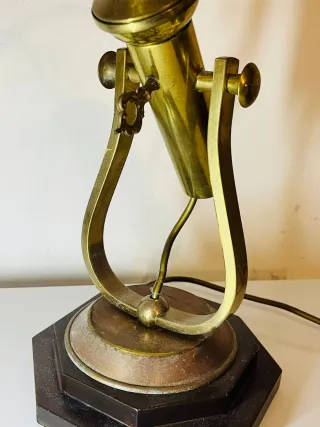 Lampada stile nautico ottone e pietra