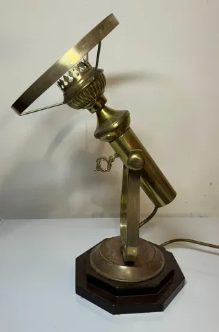 Lampada stile nautico ottone e pietra