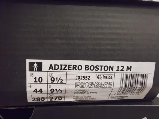 T44 Adidas Adizero Boston 12 Blancas