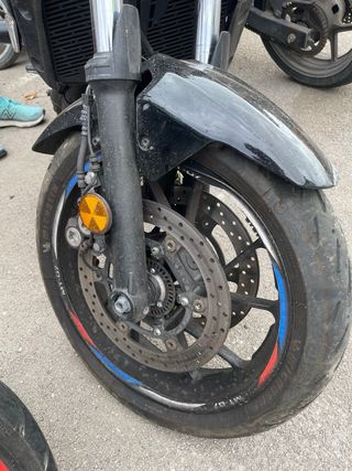 Yamaha MT-07 Accidentada
