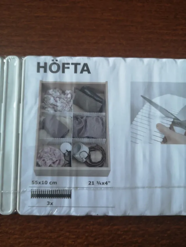 Separadores de cajones Ikea y Amazon