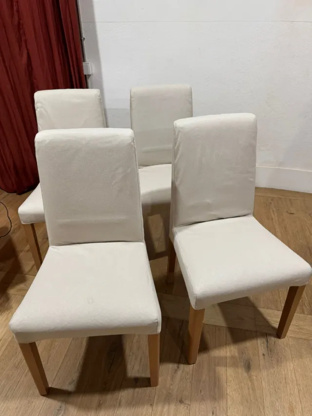4 Sillas Comedor/Oficina Casi Nuevas