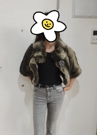 Chaqueta Zara pelo