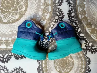 Mono de Nieve Infantil Azul