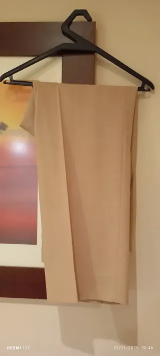 Pantalón de vestir hombre beige