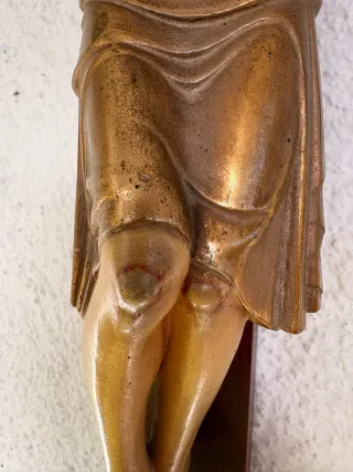 Cristo antiguo policromado