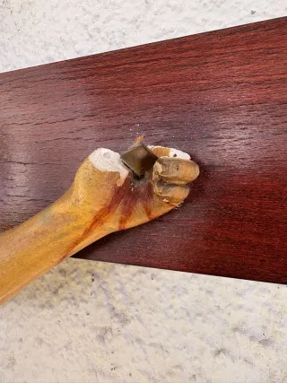 Cristo antiguo policromado