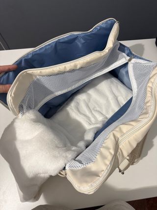 Bolsa transportín mascotas AMEEKLION beige