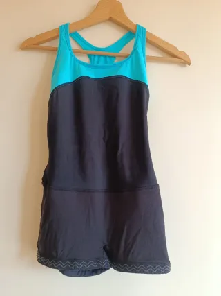 Costume intero nero e celeste, Nabaiji