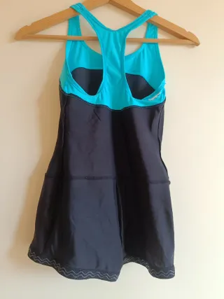 Costume intero nero e celeste, Nabaiji