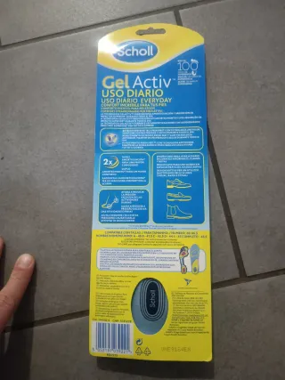 Plantillas Scholl Gel Activ Uso Diario T40-46.5
