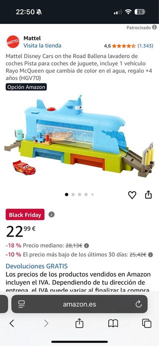 Camión Hot Wheels Monster Trucks + Lavadero Cars