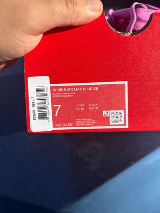 Nike Tn Air Max Plus Rosa y Negro