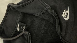 Sudadera Nike Negra Cremallera