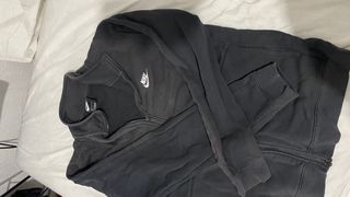 Sudadera Nike Negra Cremallera