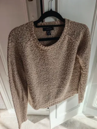 Jersey Stradivarius Mujer Beige