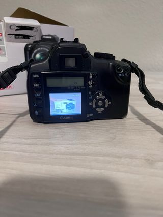 Cámara Canon EOS 350D Digital Negra