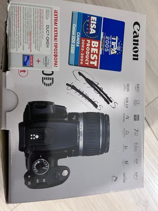 Cámara Canon EOS 350D Digital Negra