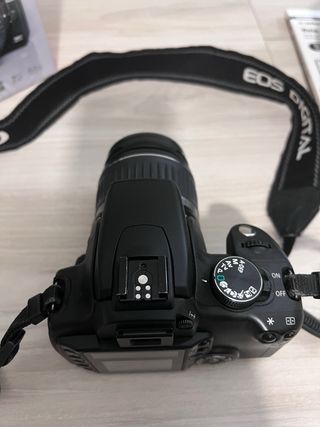 Cámara Canon EOS 350D Digital Negra