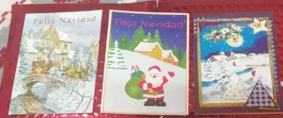 Lote Cartas Navidad Vintage