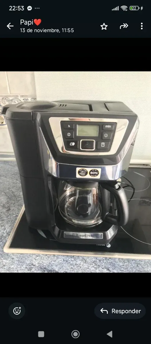 Cafetera Russell Hobbs con Molinillo