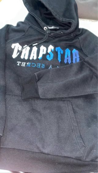 Sudadera Trapstar Negra y Azul