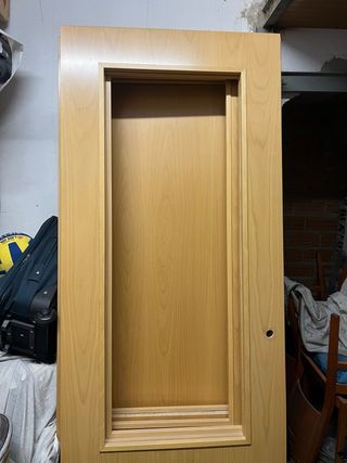 Puertas de madera nueva