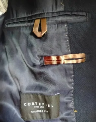 Chaqueta americana Cortefiel azul hombre