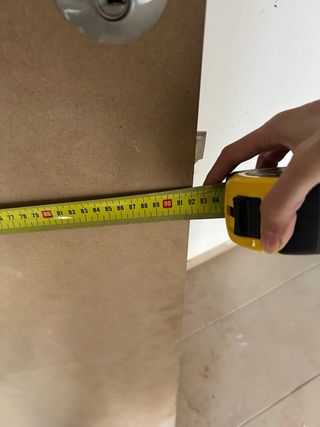 Puerta de entrada de madera MDF