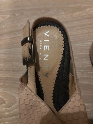 Sandalias de piel de Vienty