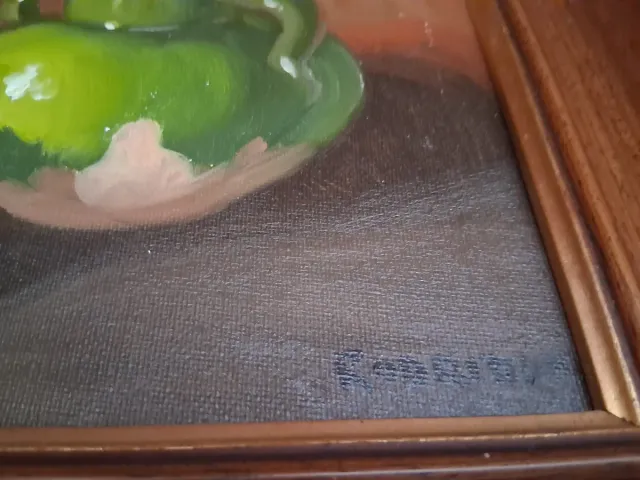 Cuadro Óleo Naturaleza Muerta