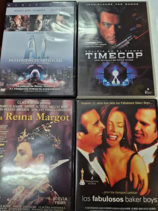 Lote 4 Películas DVD: A.I., Timecop, La Reina Marg