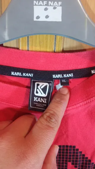 Camiseta Karl Kani Roja Talla L