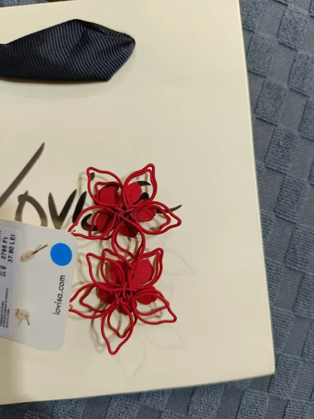 Orecchini Lovisa Rossi a Fiore