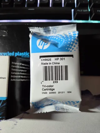Cartuccia HP 301 Tricromia