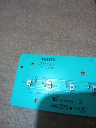 Vestel 17TK14B-1 Toshiba 40L3433DG Botonera