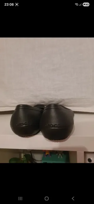 Manoletinas Crocs Negras