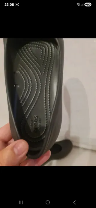 Manoletinas Crocs Negras