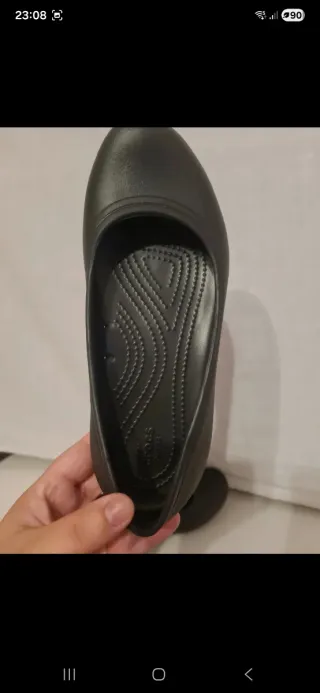 Manoletinas Crocs Negras