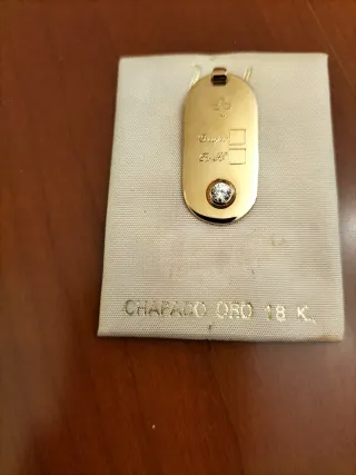 Chapa Chapada Oro 18K