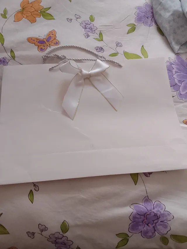 Bolsa de regalo blanca