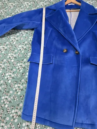 Abrigo oversize azul