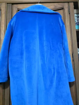 Abrigo oversize azul